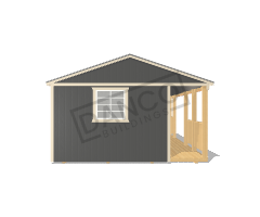Side Porch Cabin 16x28 - Image 6