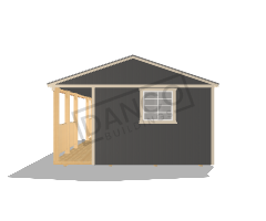 Side Porch Cabin 16x28 - Image 5