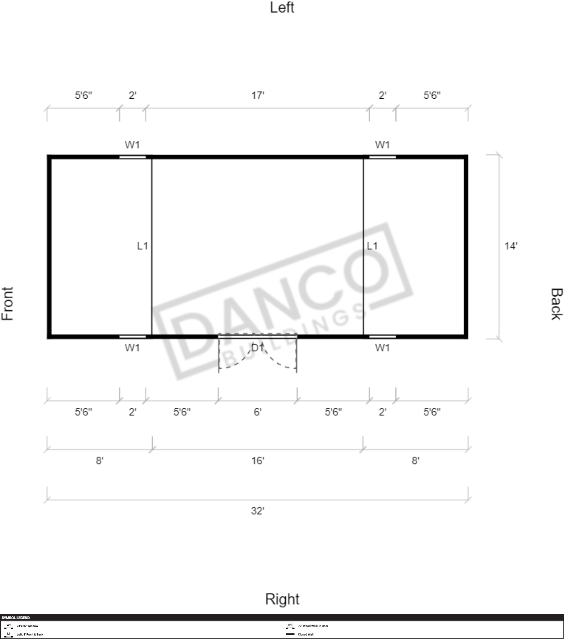 Side Lofted Barn 14x32 - Image 2