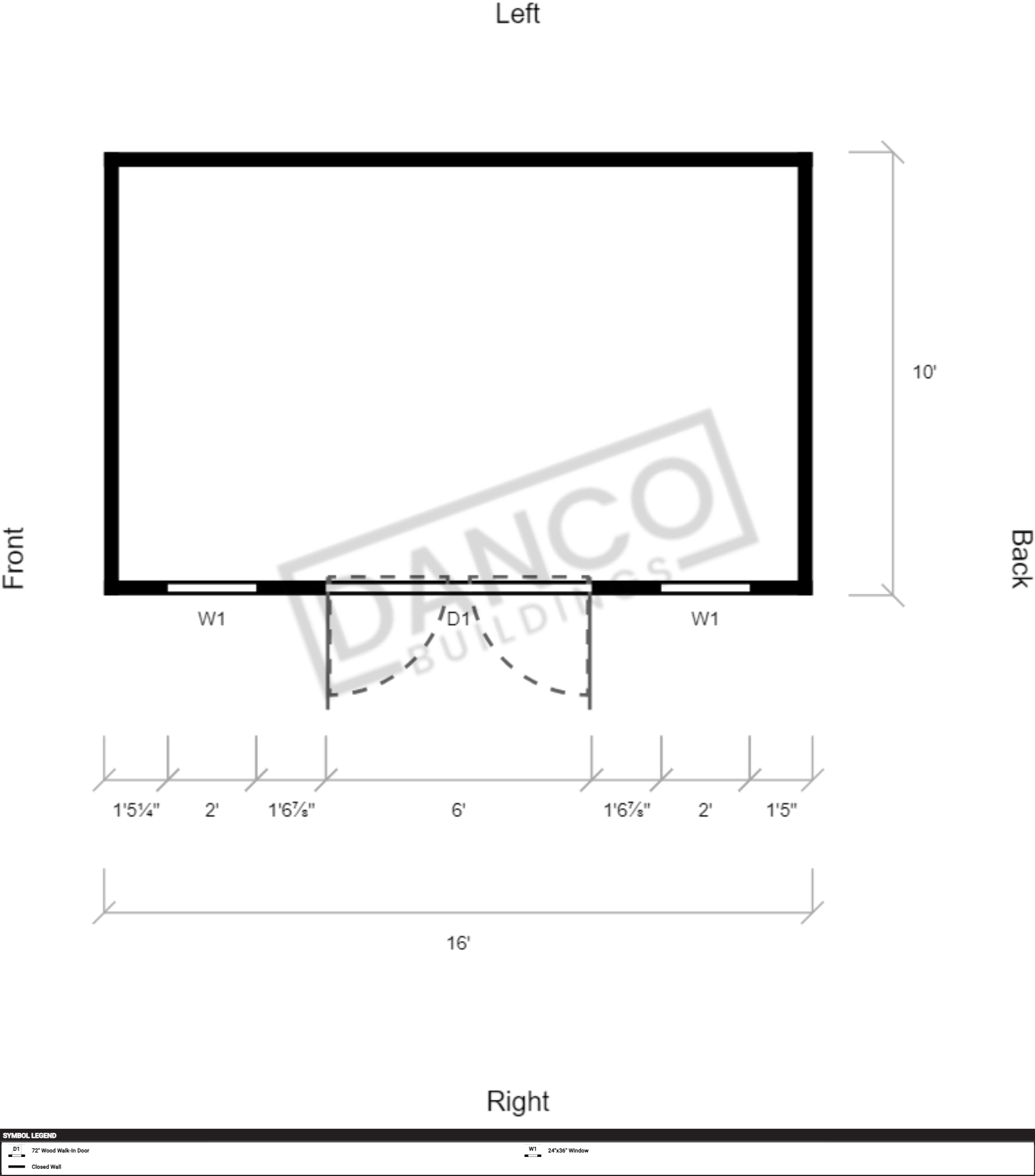 Garden Shed 10x16 240125 R - Image 2