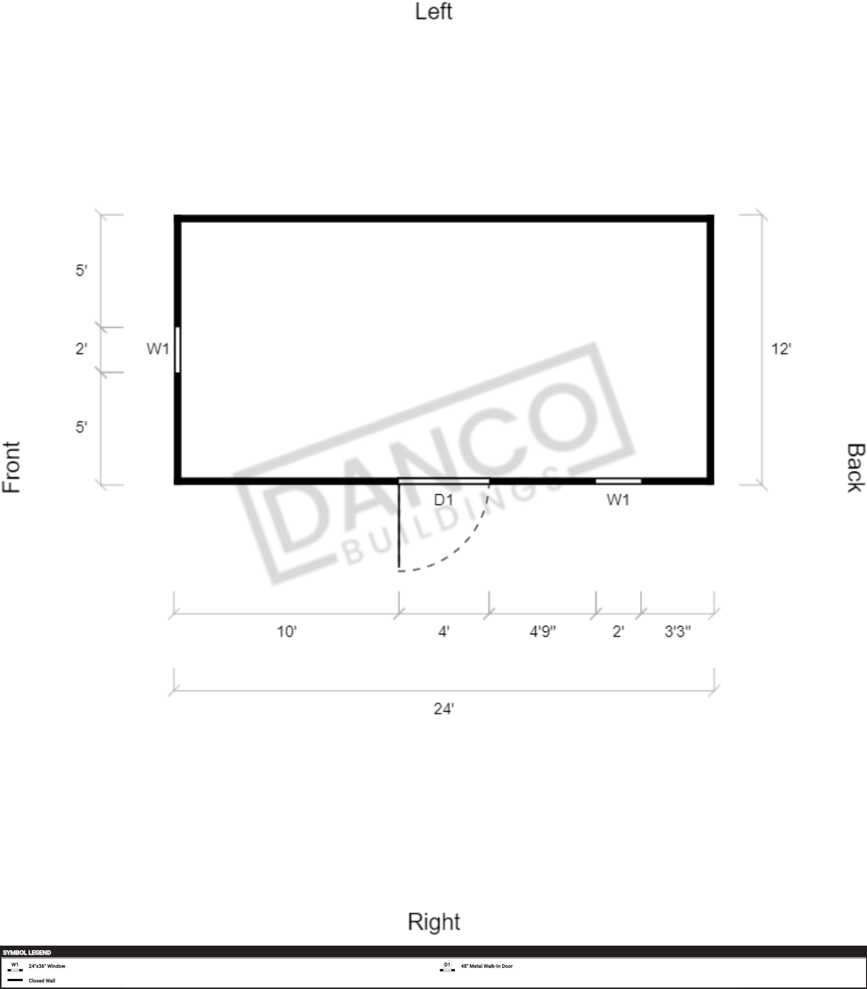 Extra Economy Metal Utility 12x24 - Image 2