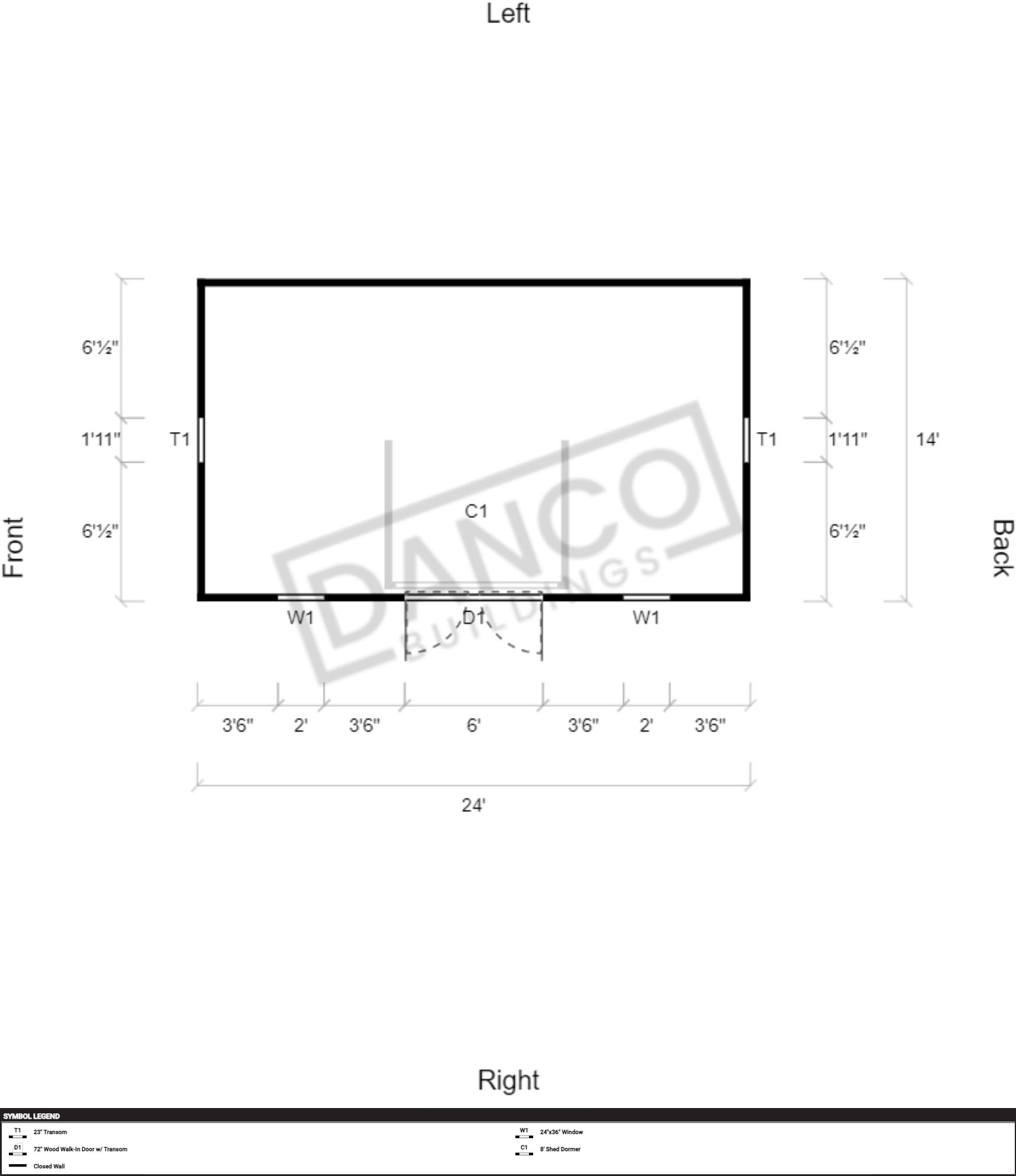 Dormer Shed 14x24 - Image 2