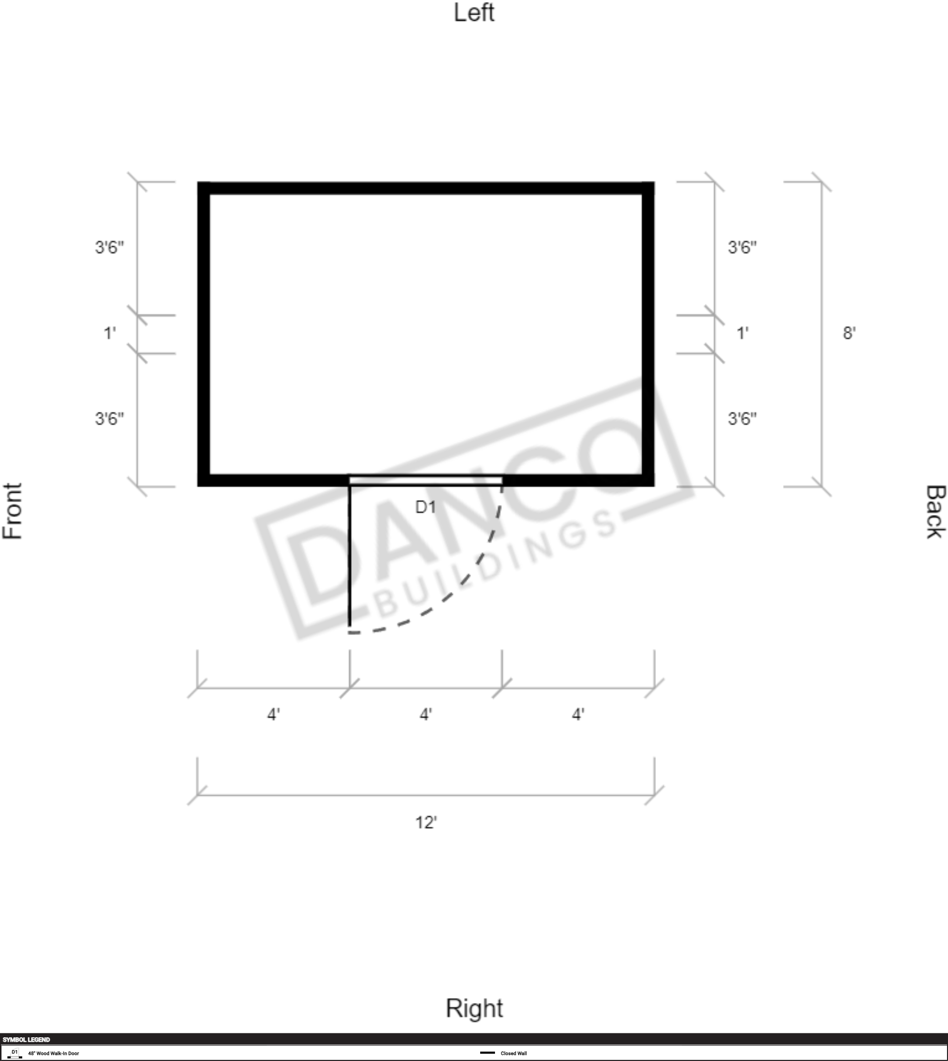 Garden Shed 8x12 - Image 2