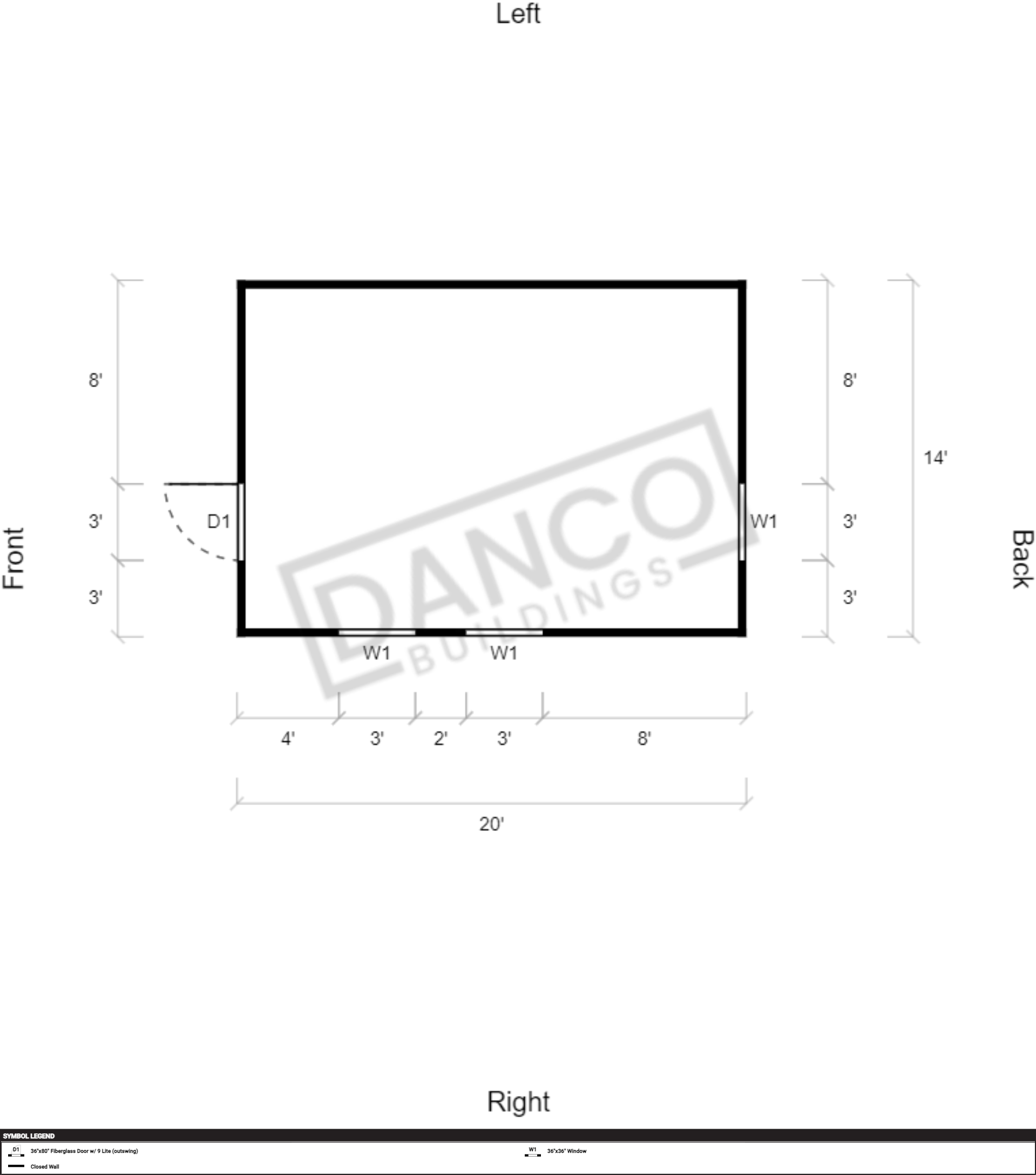Utility Shed Premium 14X16 - Image 2