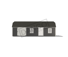 Side Lofted Barn 12x32 - Image 3
