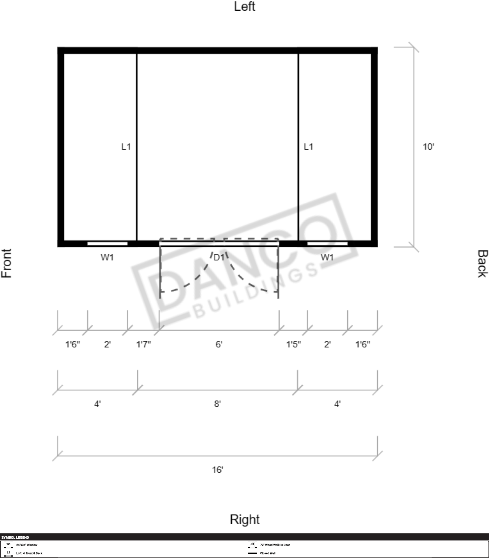 Side Lofted Barn 10x16 - Image 4