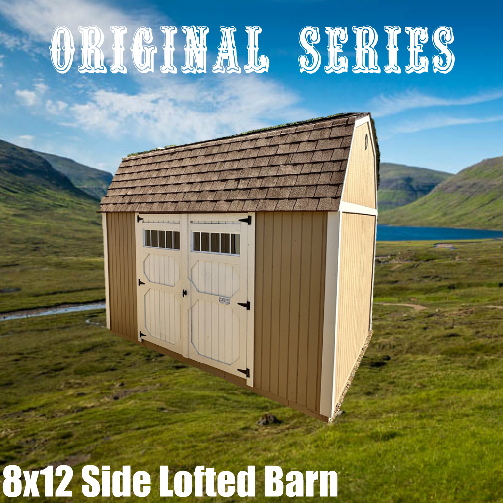 Side Lofted Barn 8x12/240189