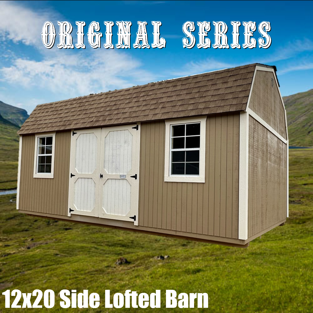 Side Lofted Barn 12x20/240177 R
