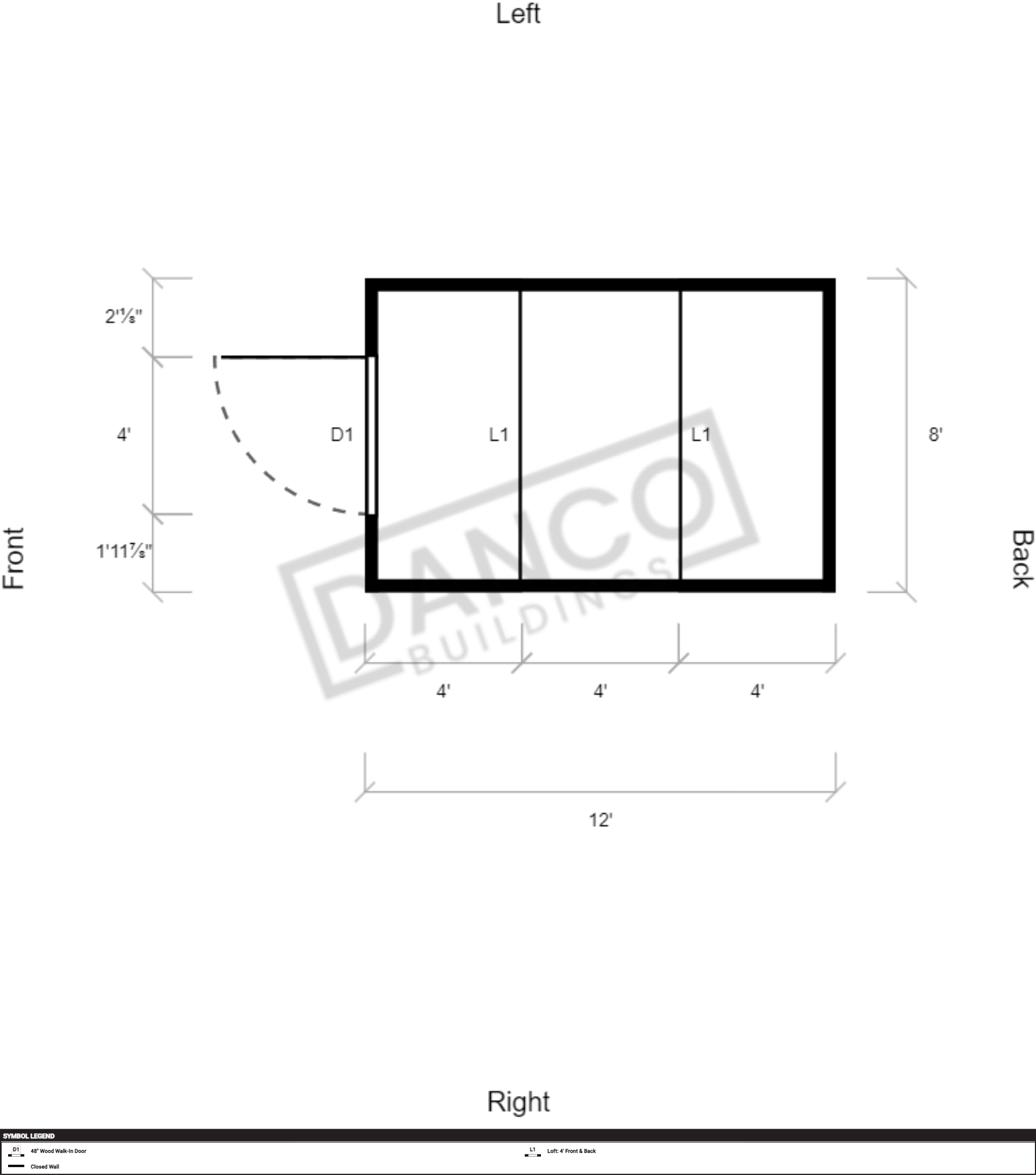 Lofted Barn 8x12 - Image 2