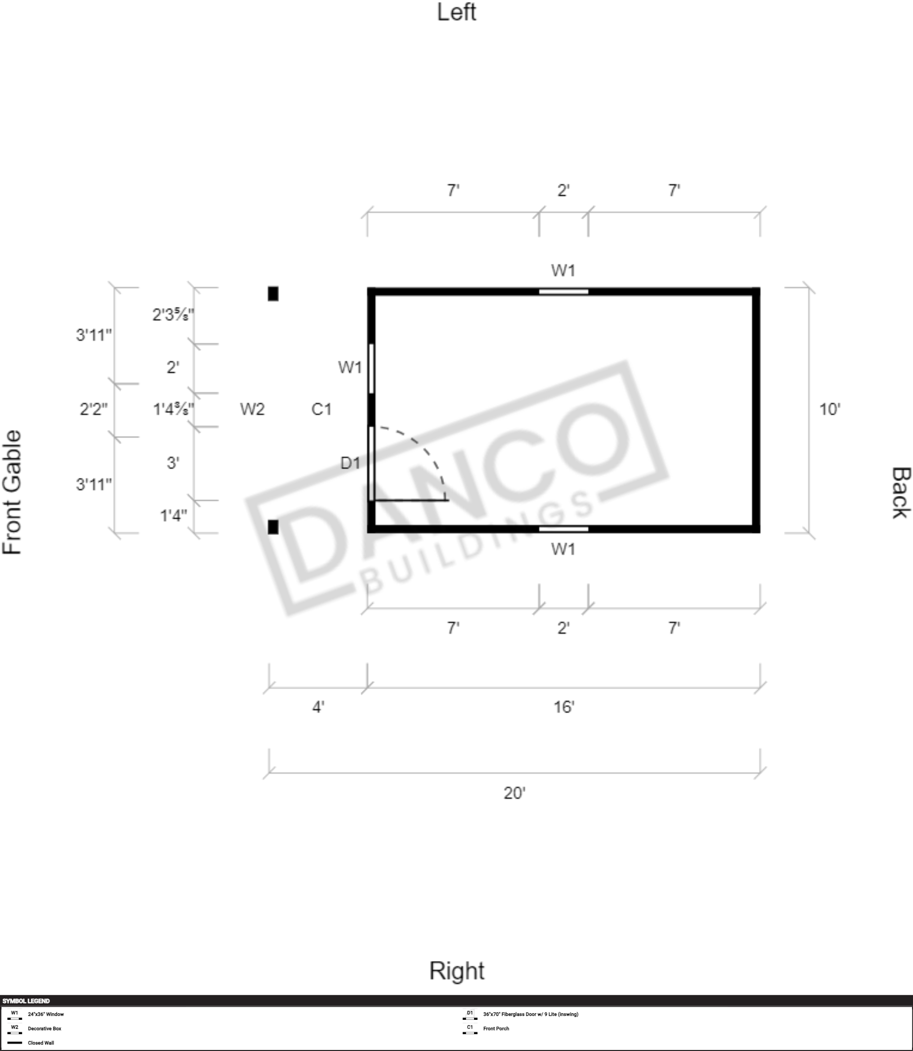 Lofted Barn Cabin 10x20/240234 r - Image 2