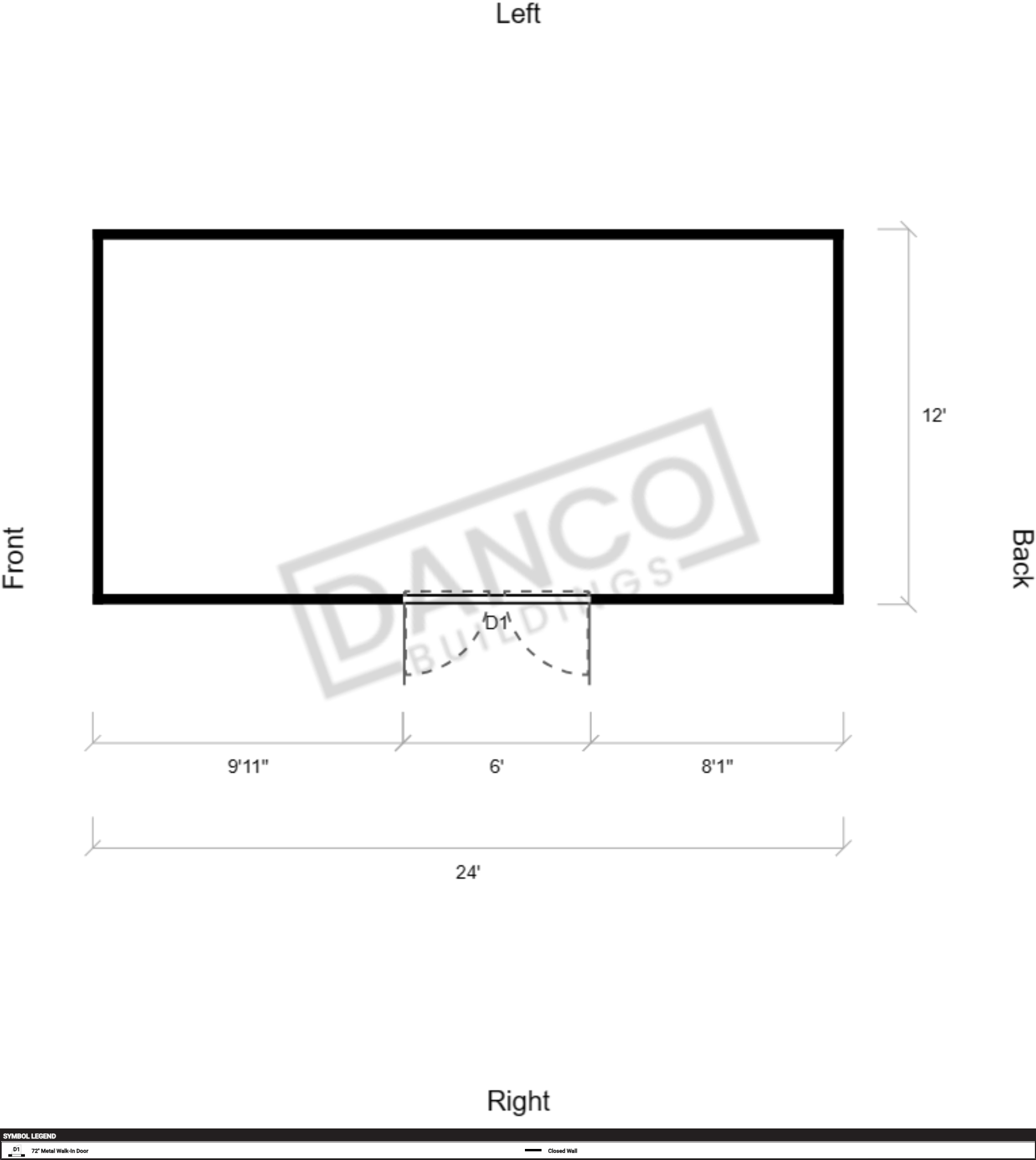 Extra Economy Metal Utility 12x24 - Image 2