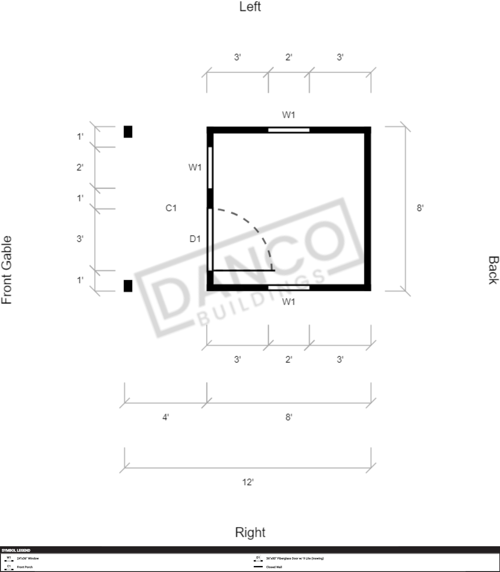 Standard Cabin 8x12 - Image 2
