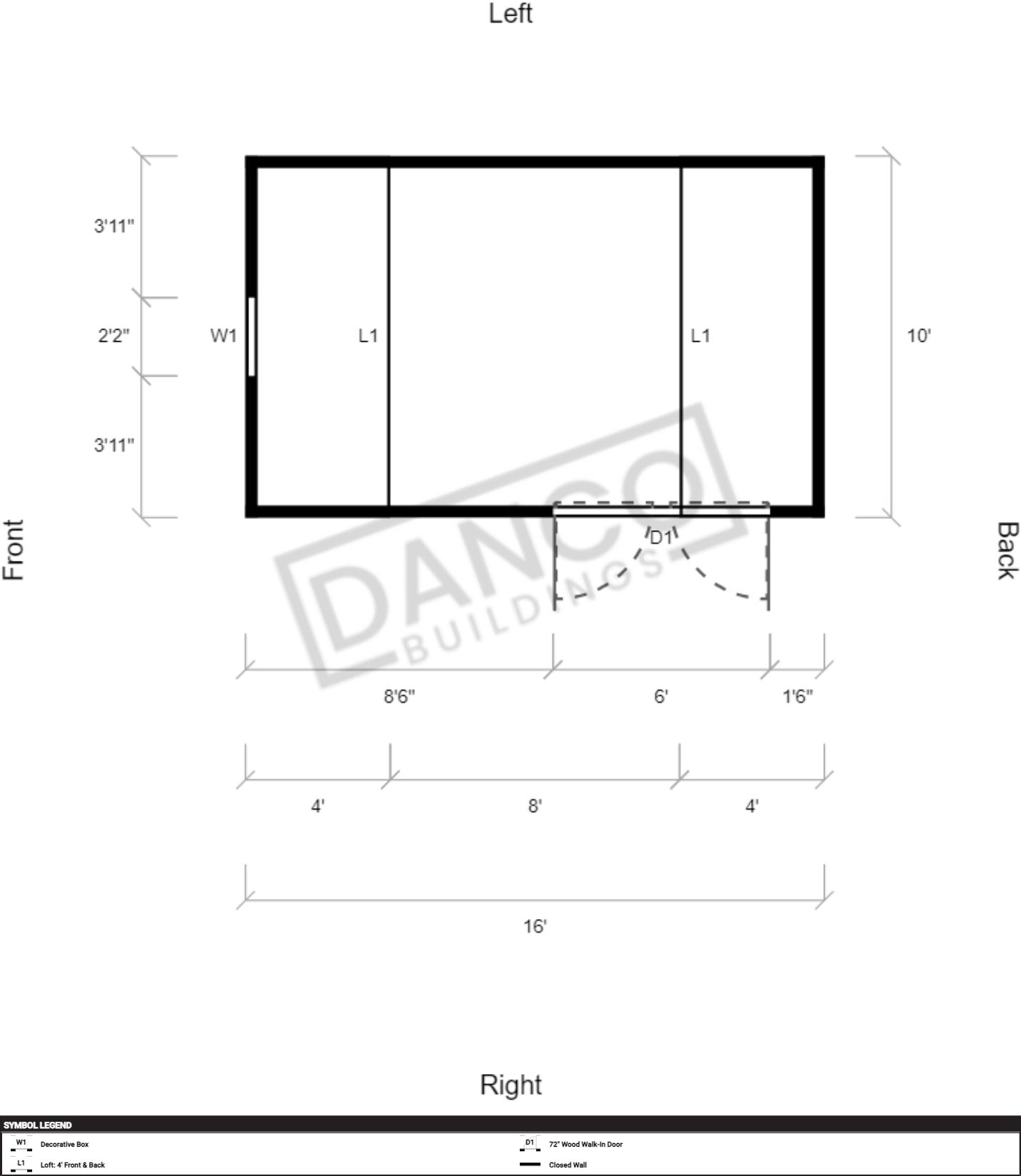 Lofted Barn 10x16 - Image 2