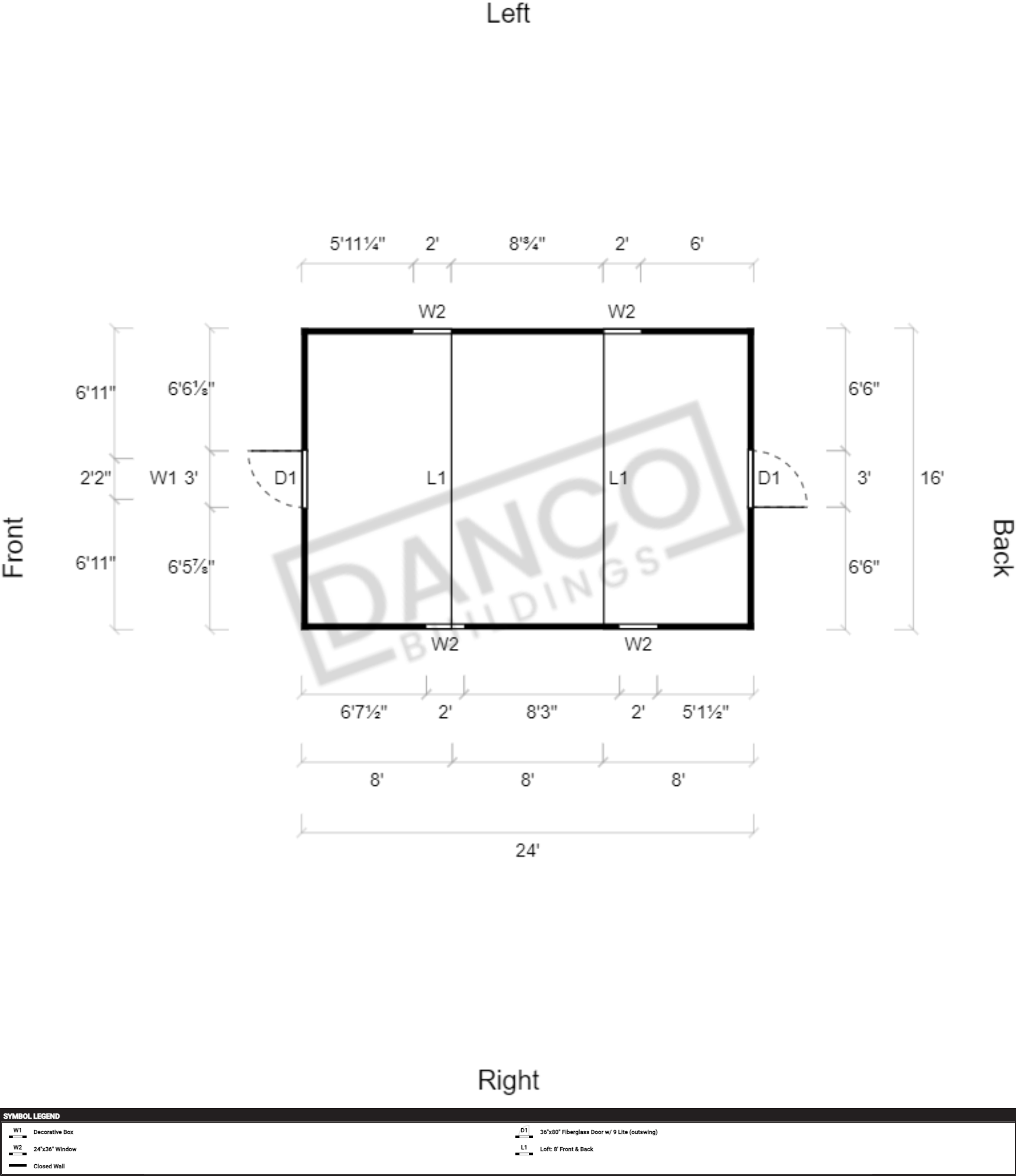 Lofted Barn 16x24 - Image 2