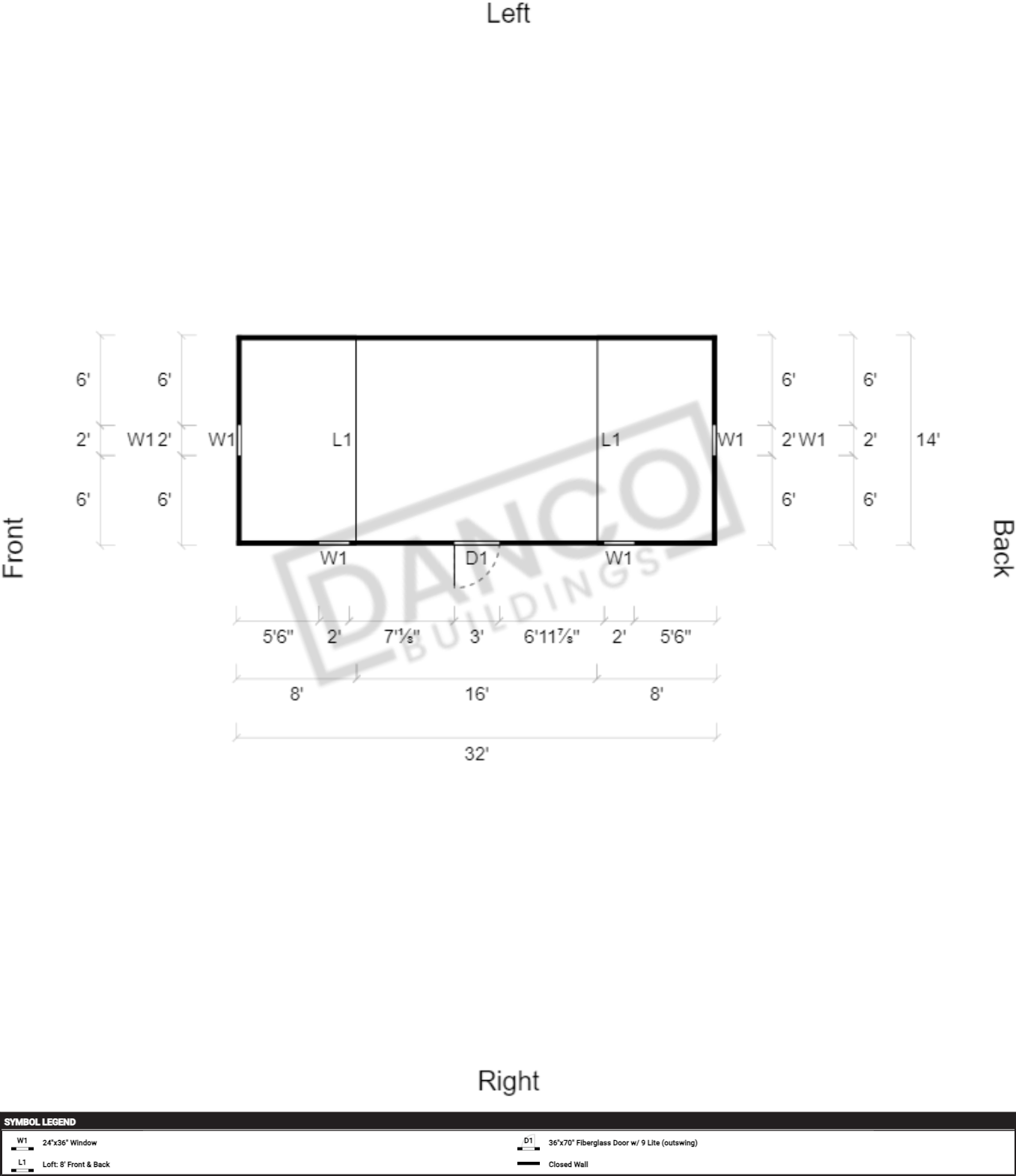 Side Lofted Barn 14x32 - Image 2