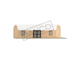 Side Lofted Barn 14x40 - Image 3