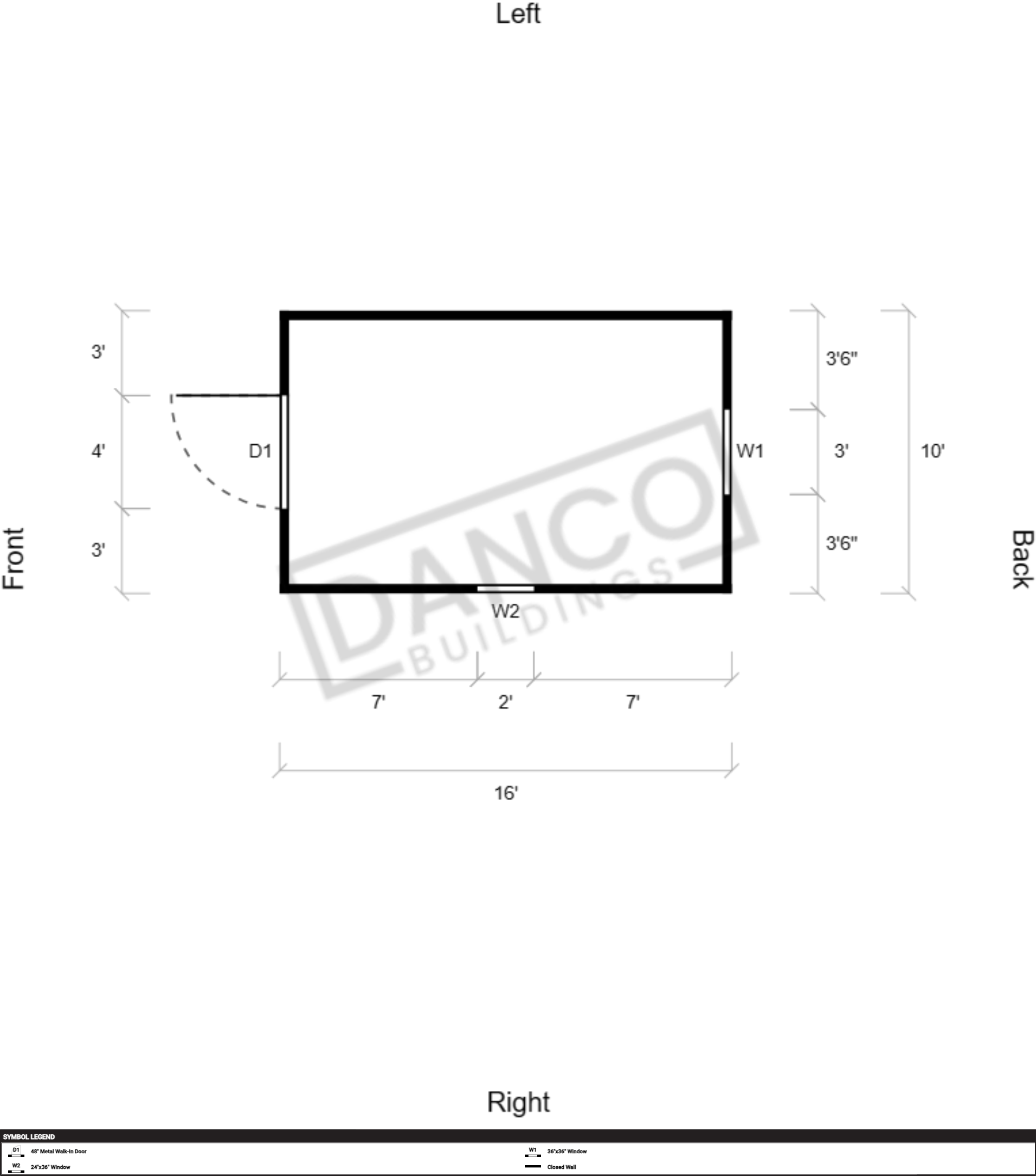 Extra Economy Metal Utility 10x16 - Image 2