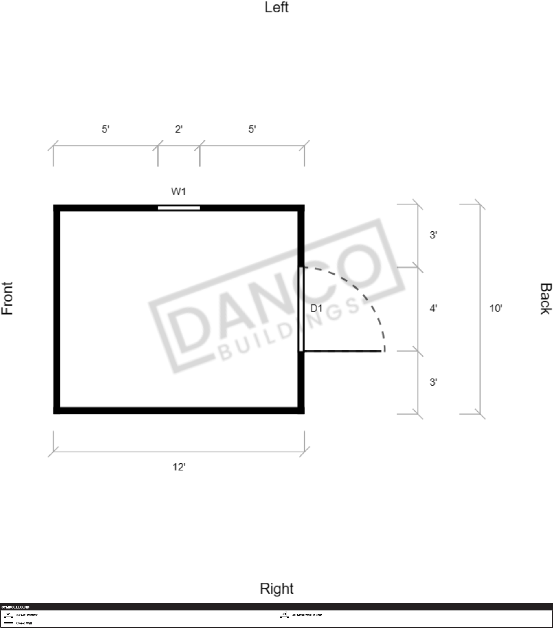 Extra Economy Metal Utility 10x12 - Image 2