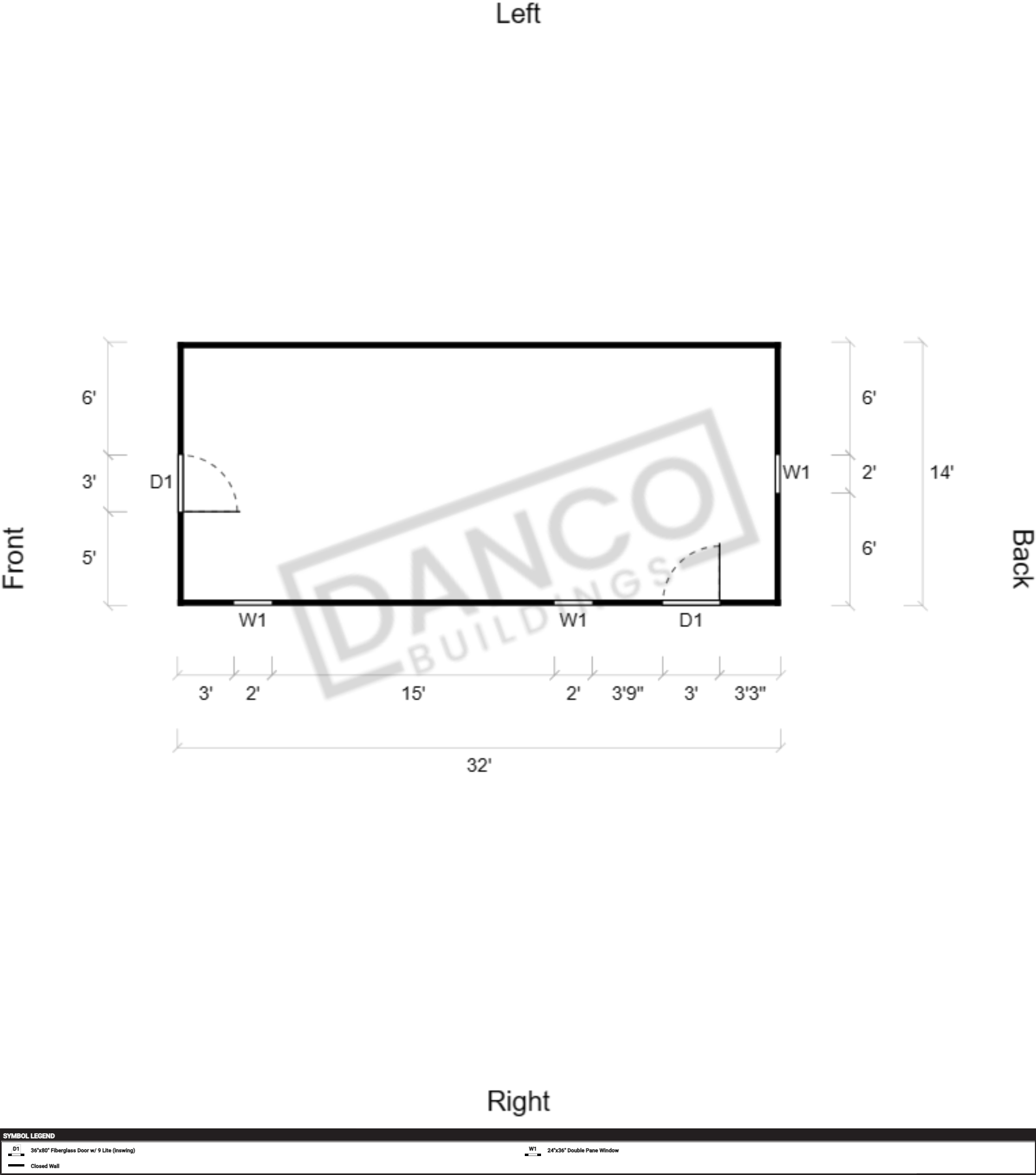 Utility Shed 14x32 - Image 2