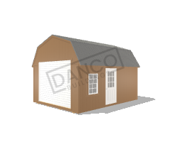 Lofted Barn Garage 12x16
