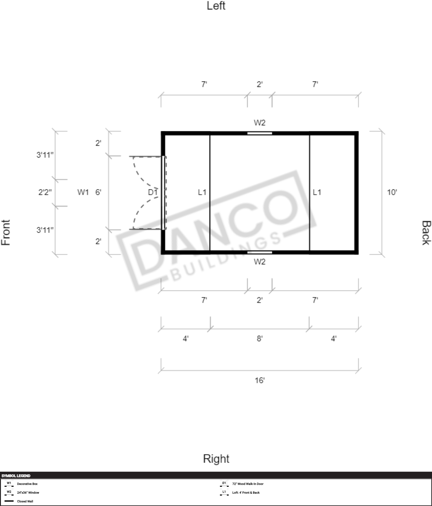 Lofted Barn 10x16 - Image 2