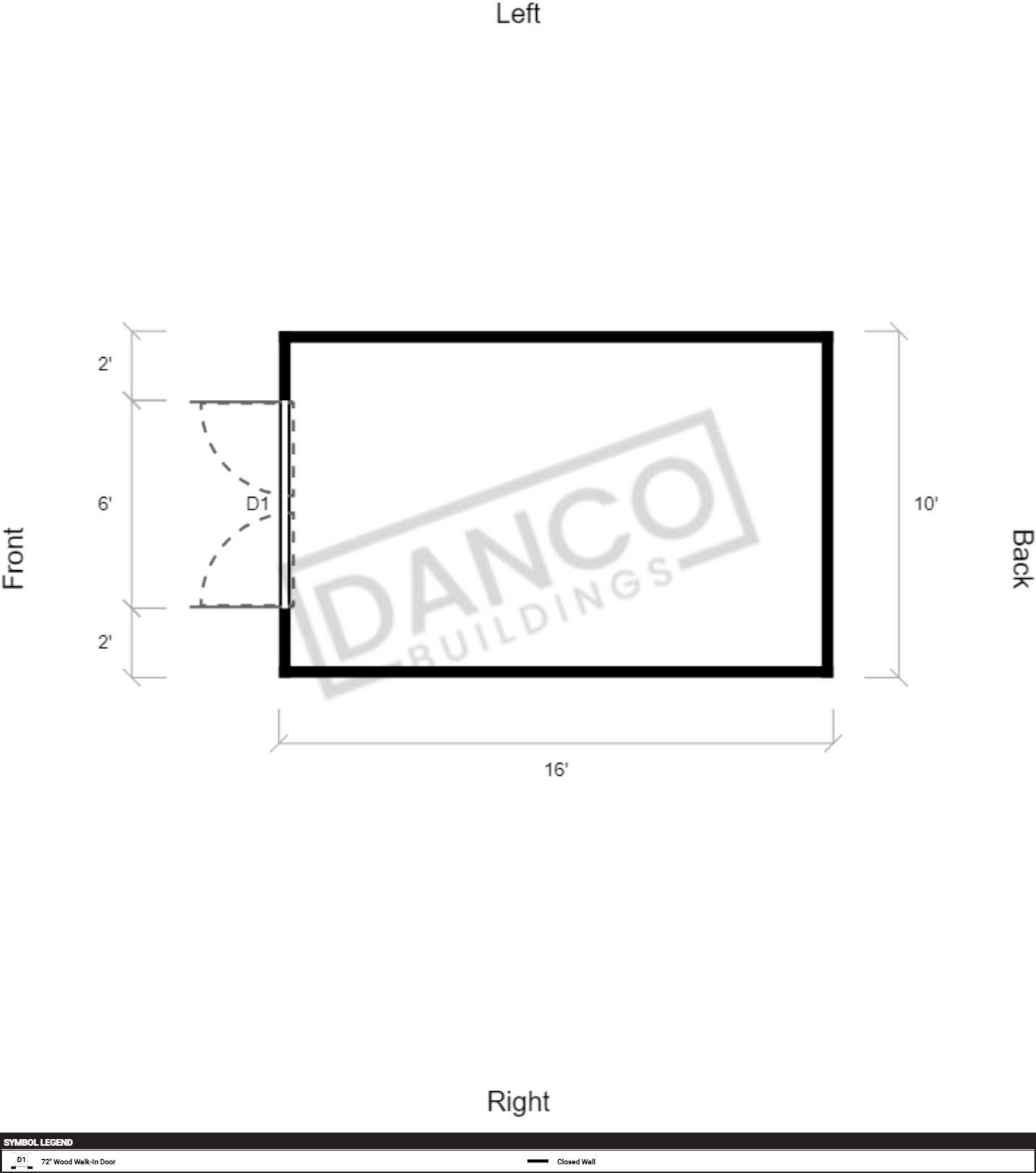 Utility Shed 10x16 - Image 2