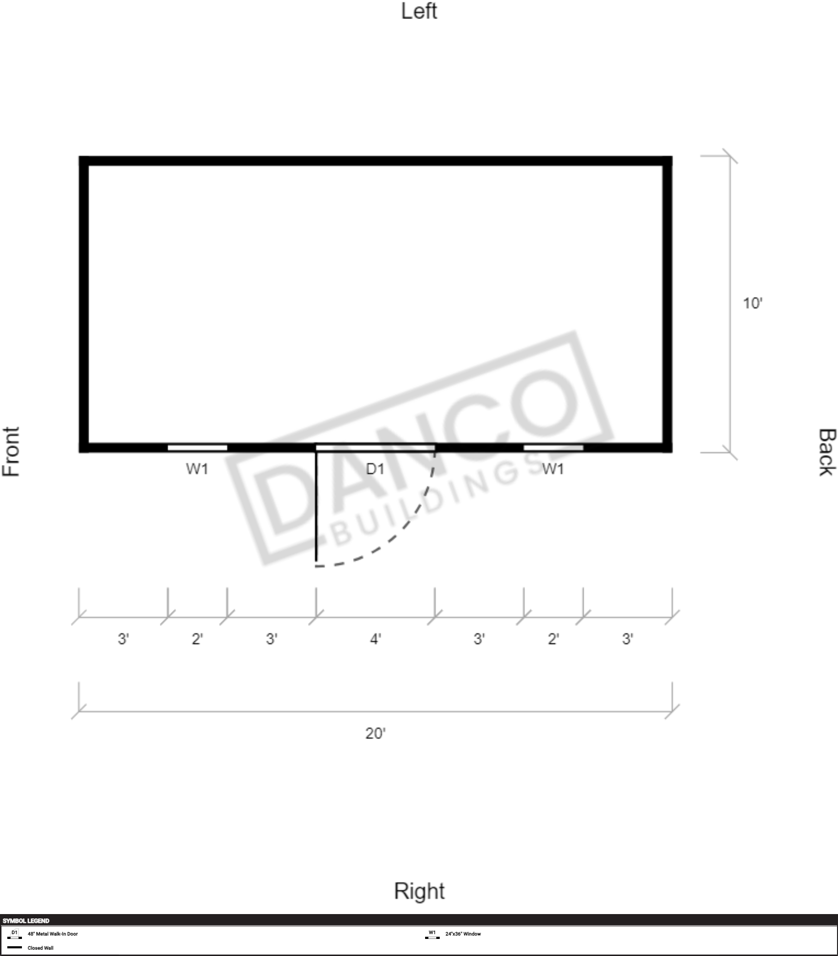 Extra Economy Metal Utility 10x20 - Image 2