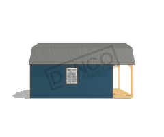 Lofted Barn Cabin 12x20 - Image 4