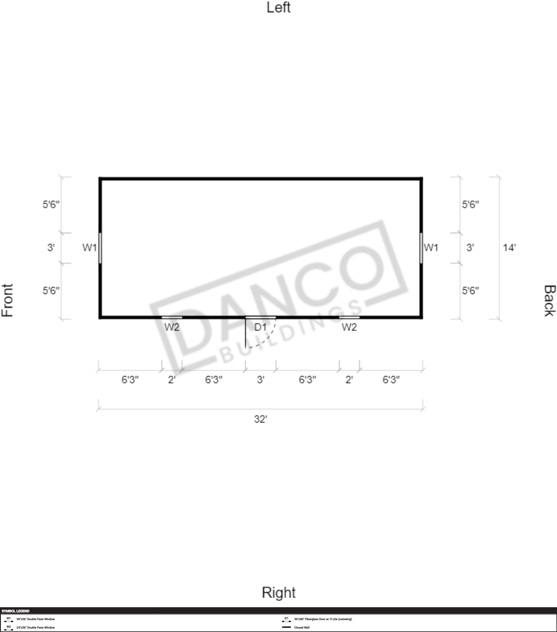 Utility Shed 14x32 - Image 2