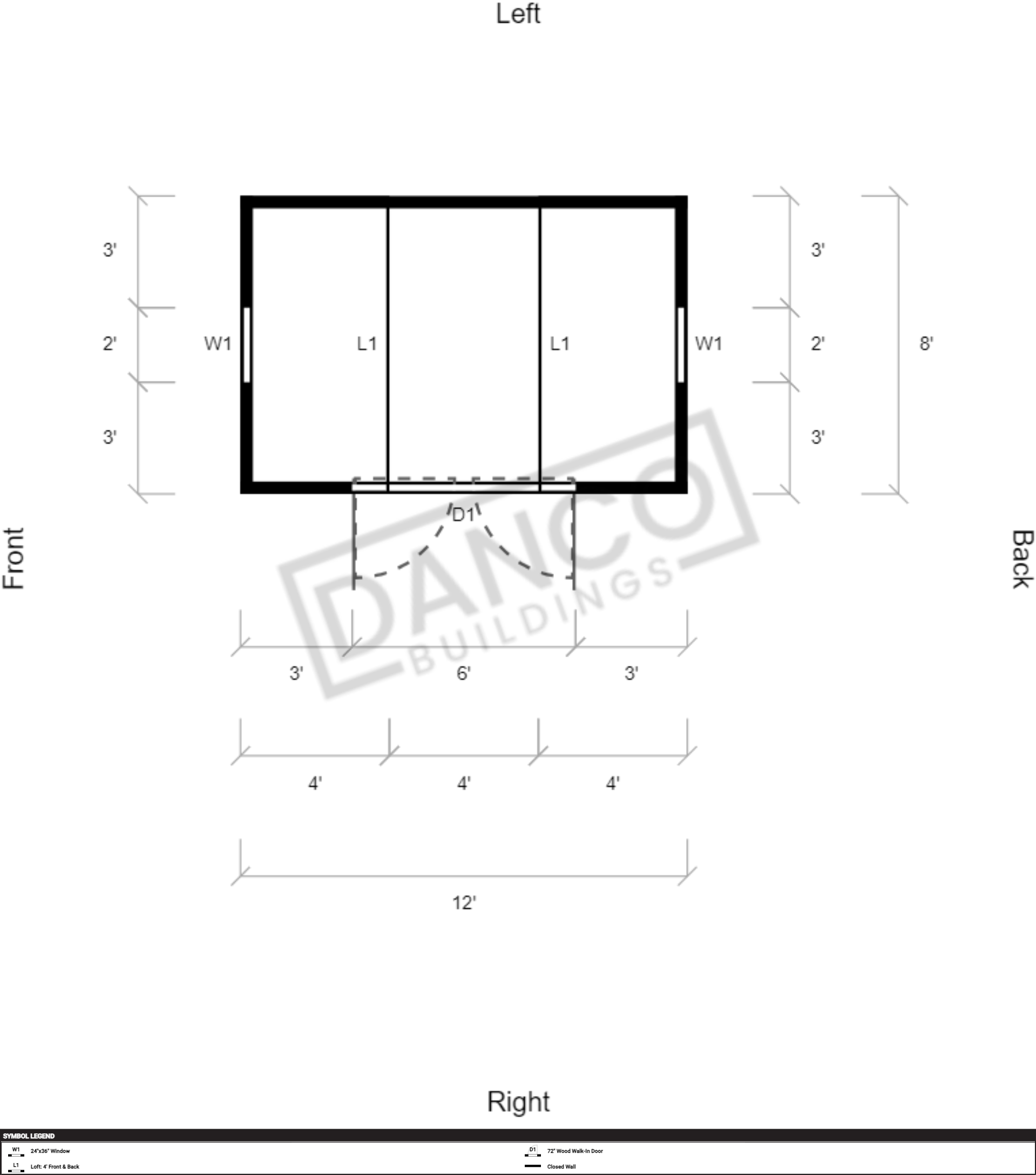Lofted Barn 8x12 - Image 2