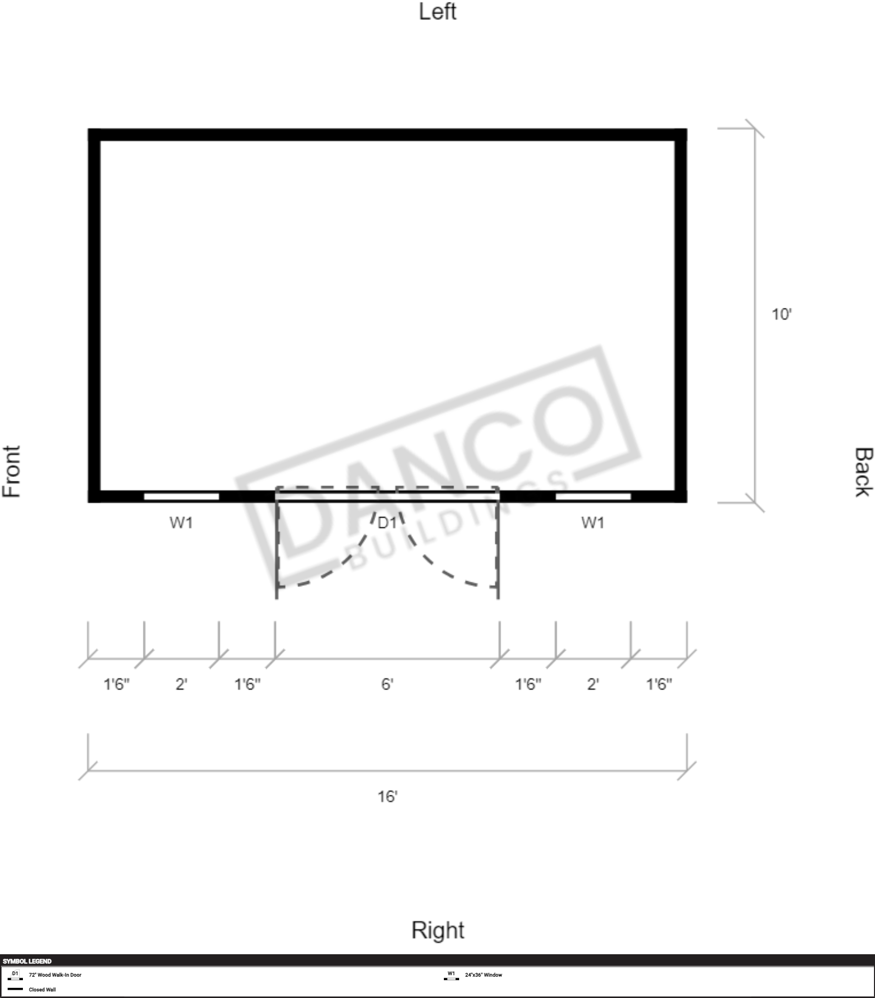 Garden Shed 10x16/240327 - Image 2