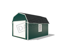 Lofted Barn Garage 12x16