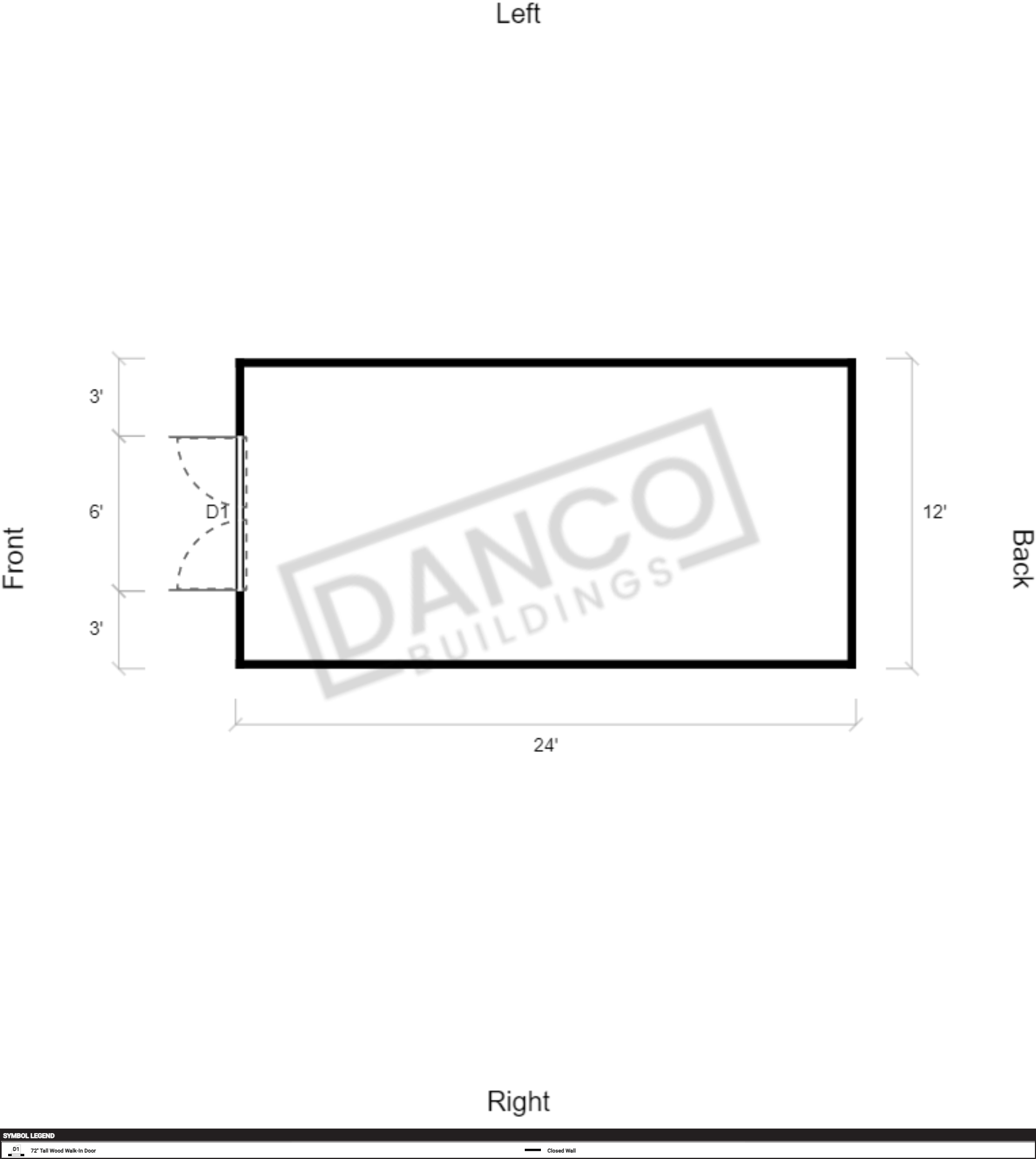 Utility Shed 12x24 - Image 2
