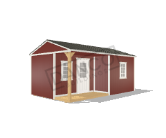 Corner Porch Cabin 12x20