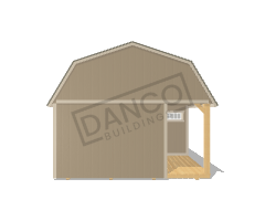 Corner Porch Lofted Barn Cabin 14x36/240299 - Image 6