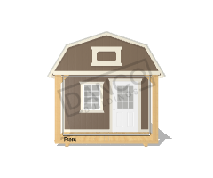 Lofted Barn Cabin 10x16 - Image 6