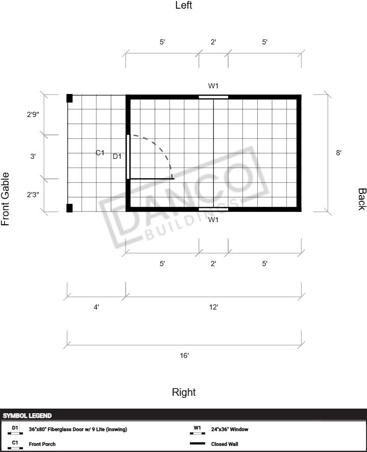 Standard Cabin 8x16 - Image 2