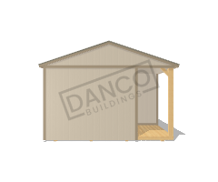 Corner Porch Cabin 14x36 - Image 6