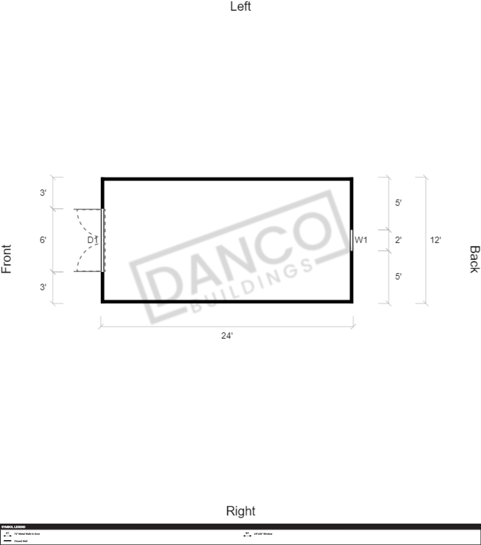 Extra Economy Metal Utility 12x24 - Image 2