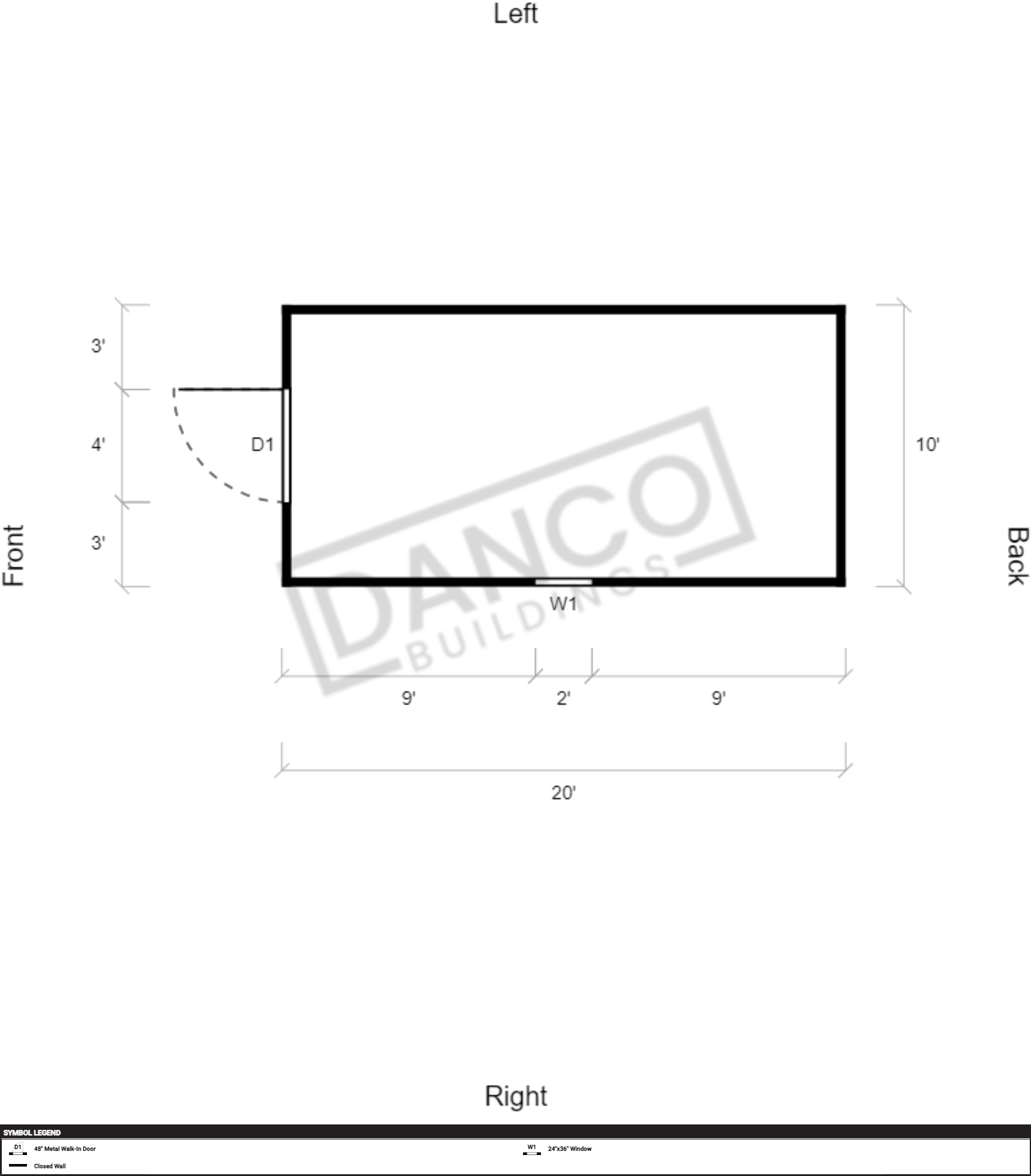Extra Economy Metal Utility 10x20/240376 R - Image 2