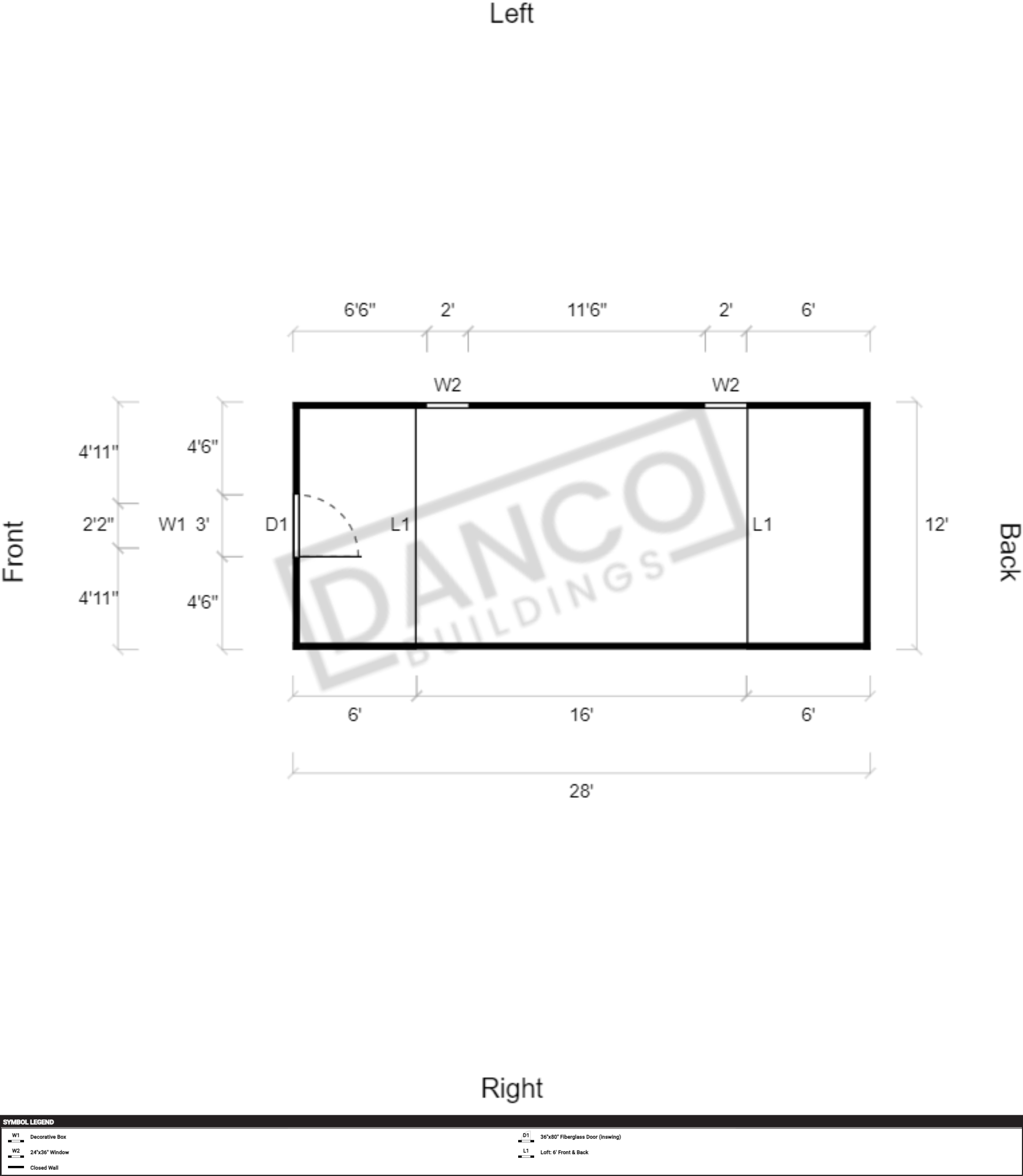 Lofted Barn 12x28 - Image 2