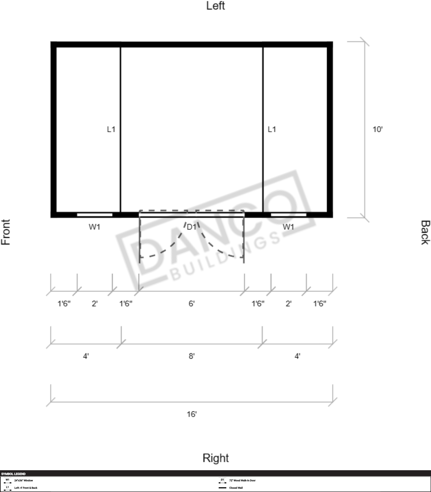 Side Lofted Barn 10x16 - Image 4