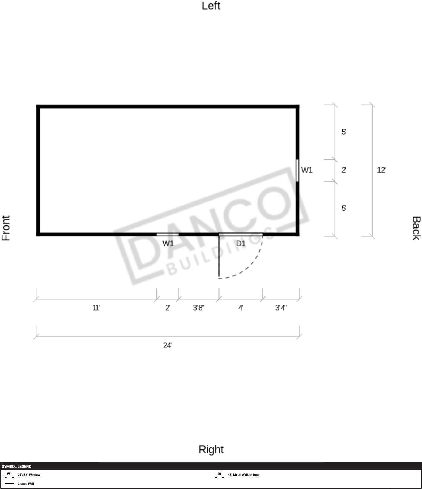 Extra Economy Metal Utility 12x24 - Image 2