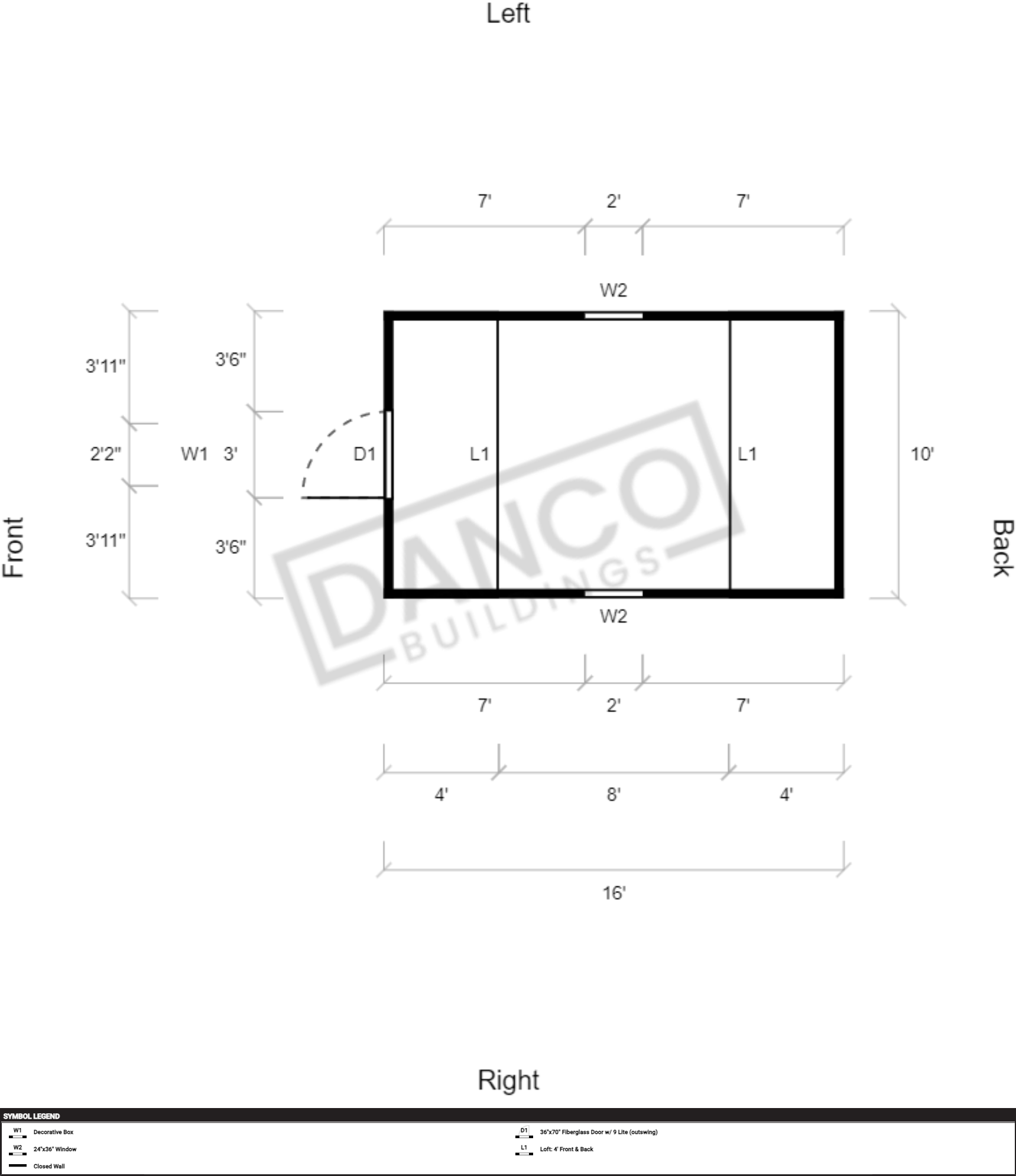 Lofted Barn 10x16 - Image 2