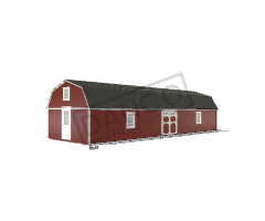 Side Lofted Barn 16x50