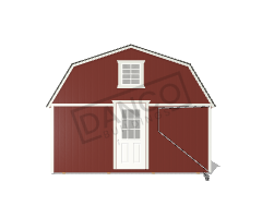 Side Lofted Barn 16x50 - Image 6