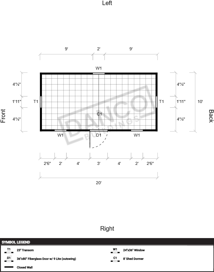 Dormer Shed 10x20/240764 - Image 2