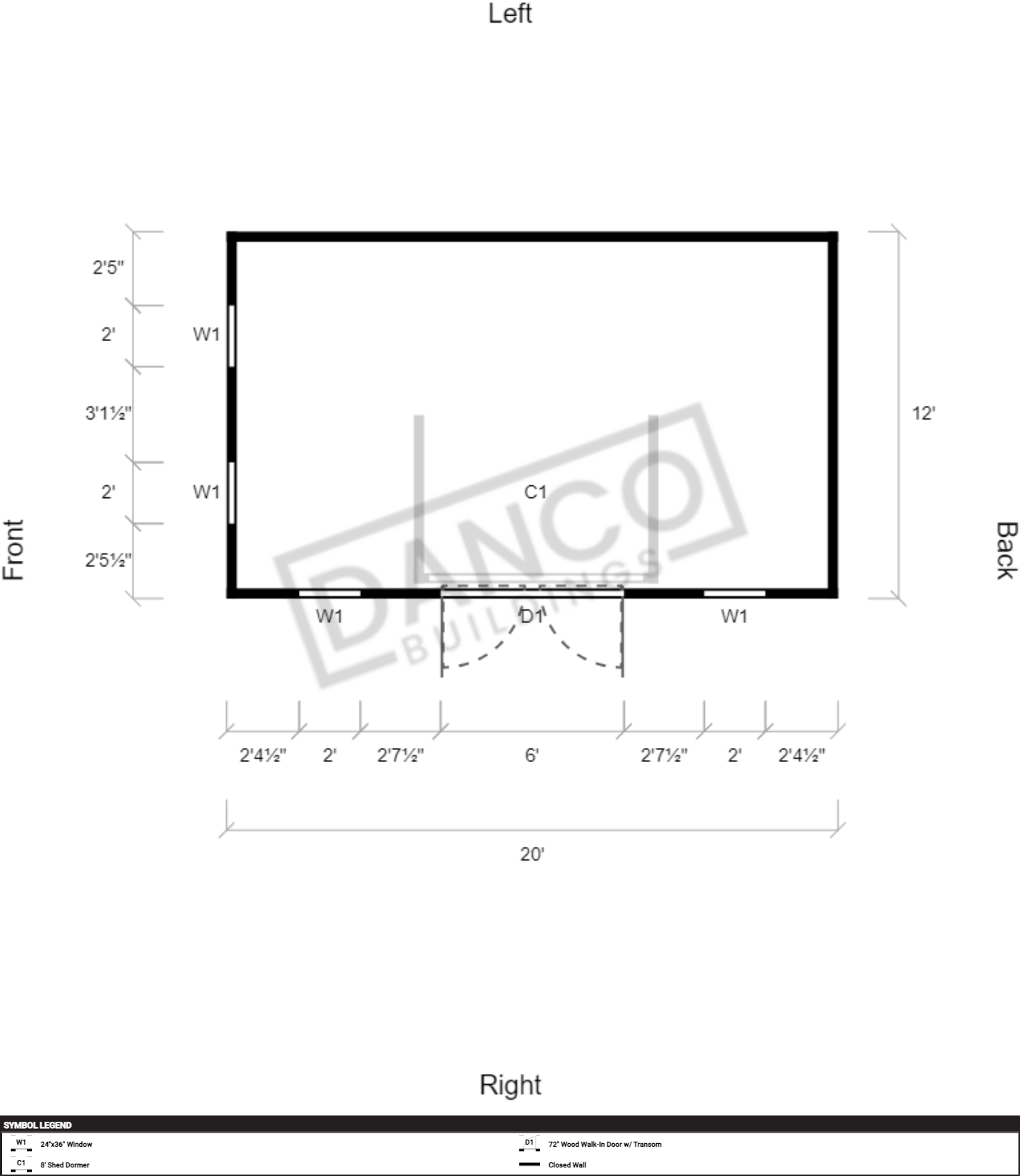 Dormer Shed 12x20 - Image 2