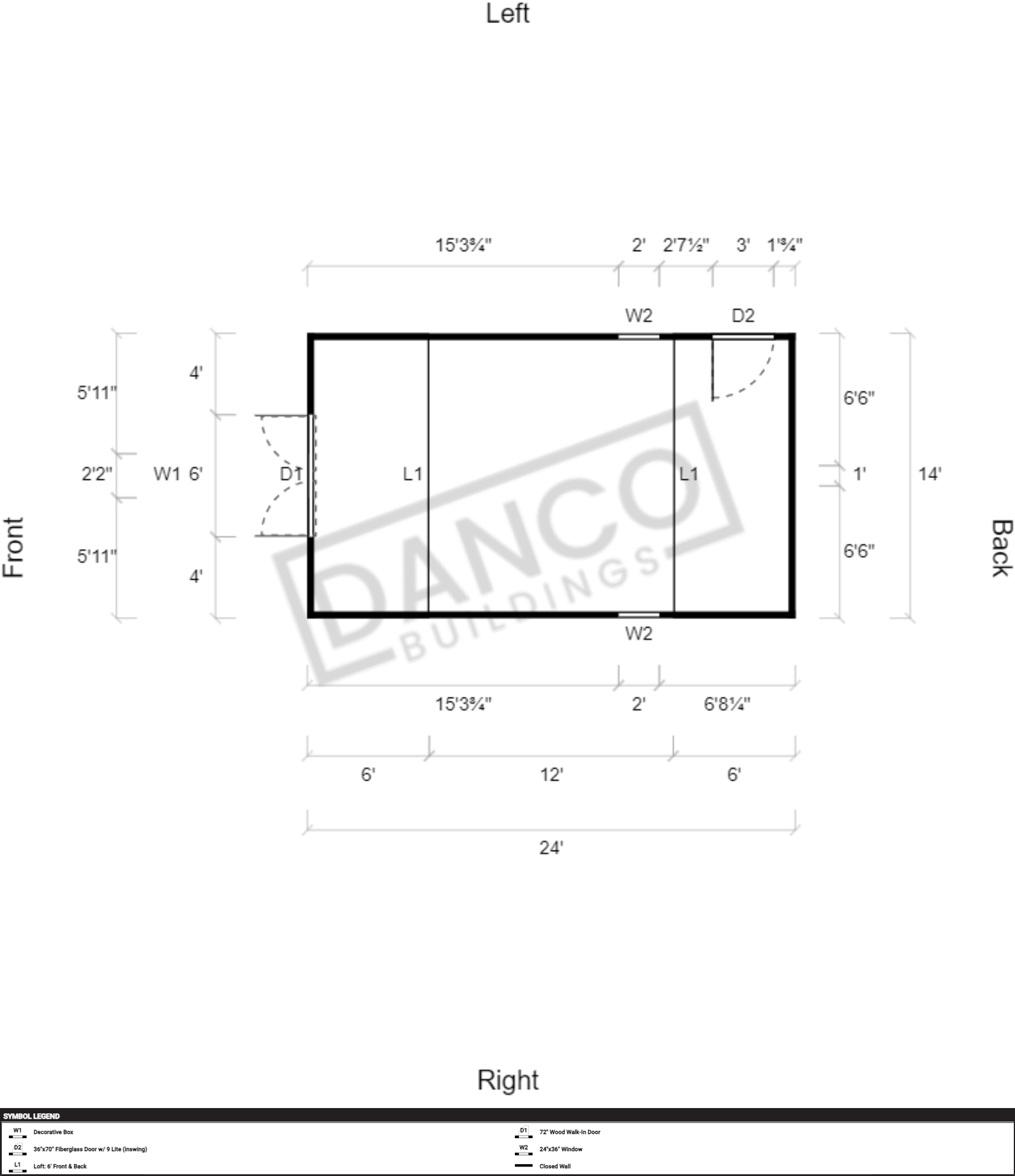 Lofted Barn 14x24 - Image 2