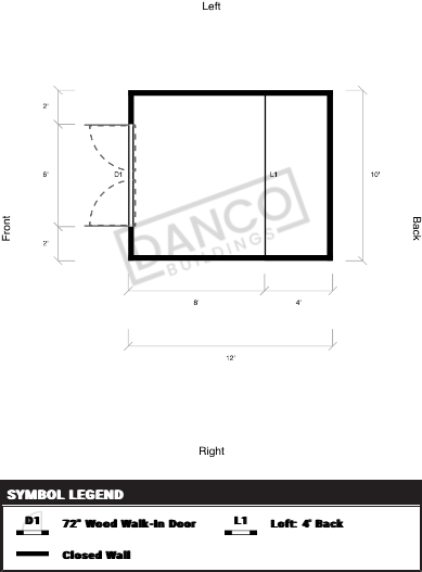 Lofted Barn 10x12 - Image 2